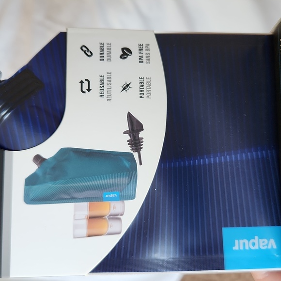 Vapur After Hours Travel Plastic Flask - Picture 3 of 4